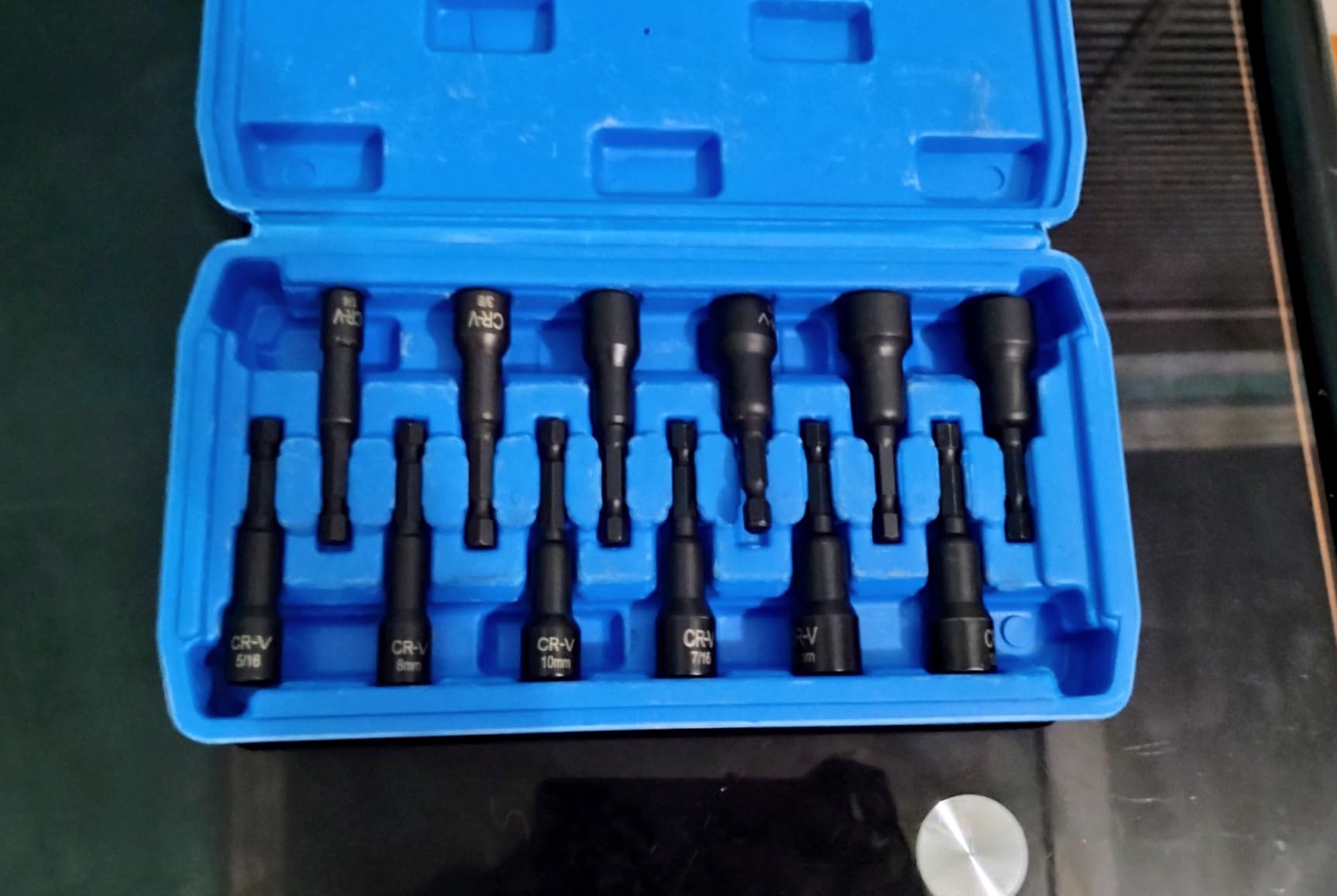 80PCS Magnetic Impact Nut Driver Set, Metric & SAE Socket Set, Storage Box, Wing Nut Driver, Bit Holder, Universal Sockets, Quick Release Extension, Power Bits, 1/4'' Quick Change customer photo 2