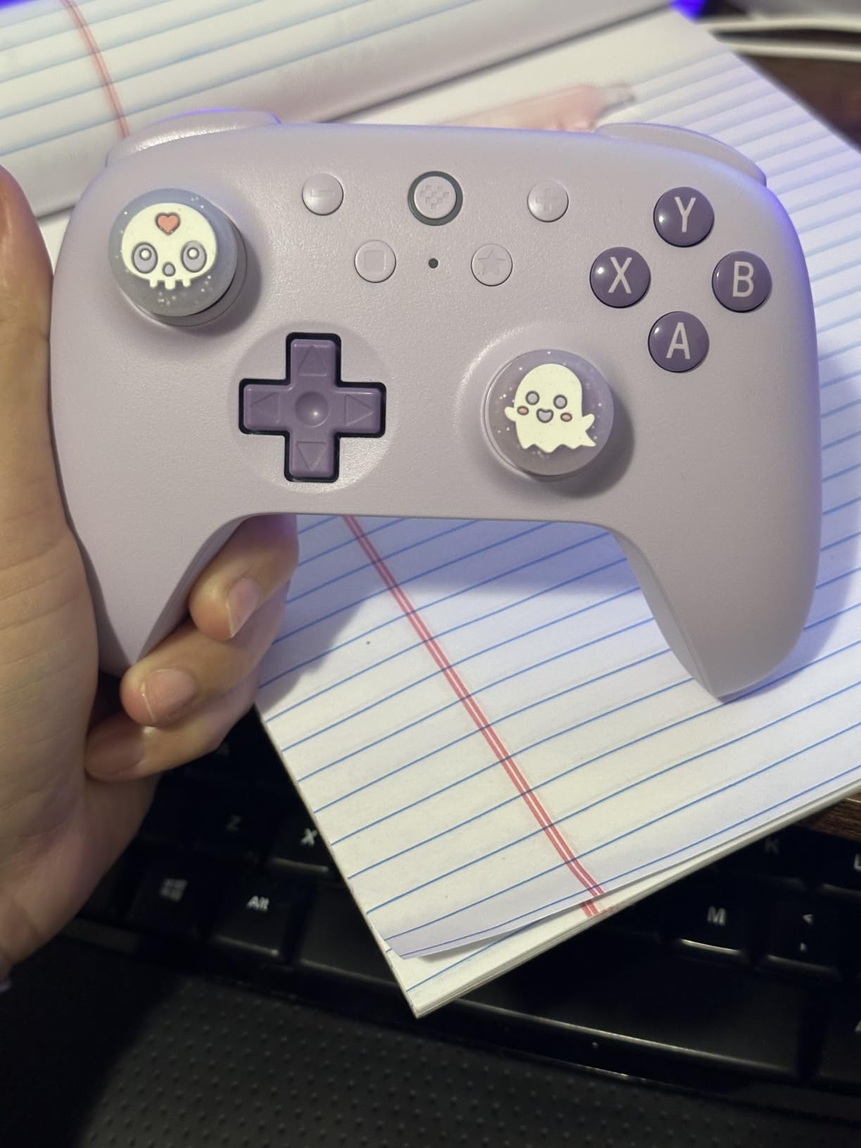 8Bitdo Ultimate 2C Wireless Controller for Windows PC and Android, with 1000 Hz Polling Rate, Hall Effect Joysticks and Triggers, and Remappable L4/R4 Bumpers (Transparent Black) customer photo 2