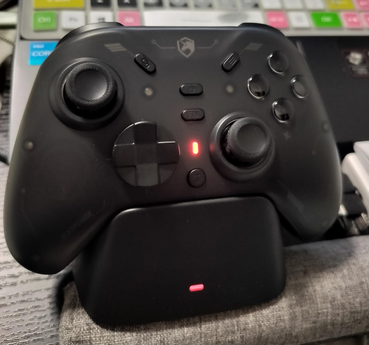 ECHTPower Upgrated PC Gaming Controller TMR Hall Effect Joysticks Anti-Drift & Dual Triggers, 1000Hz Polling Rate, Turbo & Vibration, Programmable Buttons for PC/Switch/Switch 2/iOS/Android with Charging Dock customer photo 2