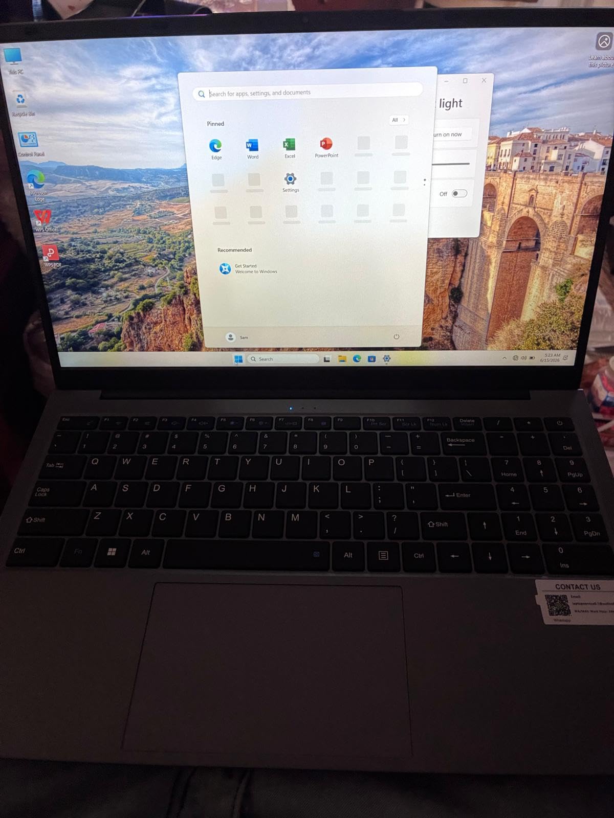 Gaming laptop Core processor (up to 3.40GHz) 16GB RAM 512GB SSD,traditional laptop computers 15.6 Inch FHD Display 1920*1080,with WIFI BT 5.0 Lap top-For Students/Commuters/Business Professionals customer photo 1