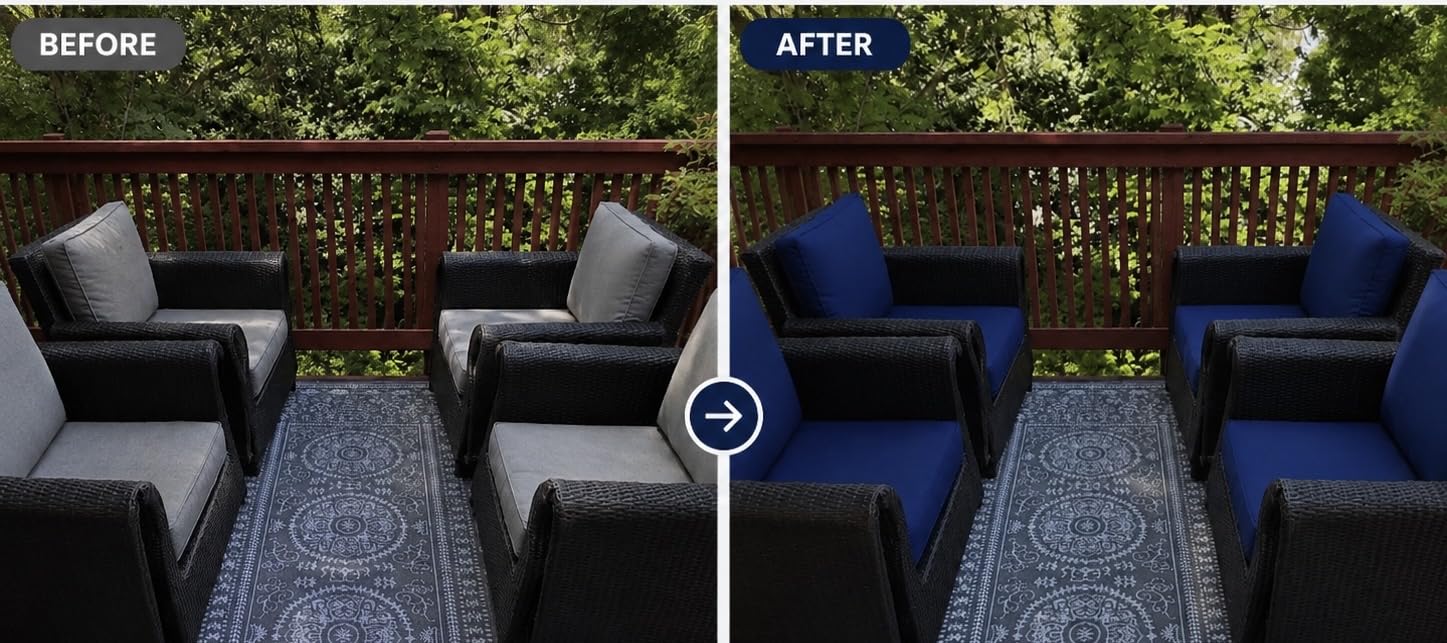 L’AGRATY Outdoor Chair Cushions for Patio Furniture:24
