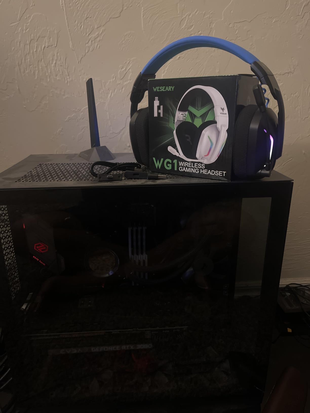 WESEARY Wireless Gaming Headset for PS5, PS4, PC, Switch| 20ms Low Latency customer photo 2