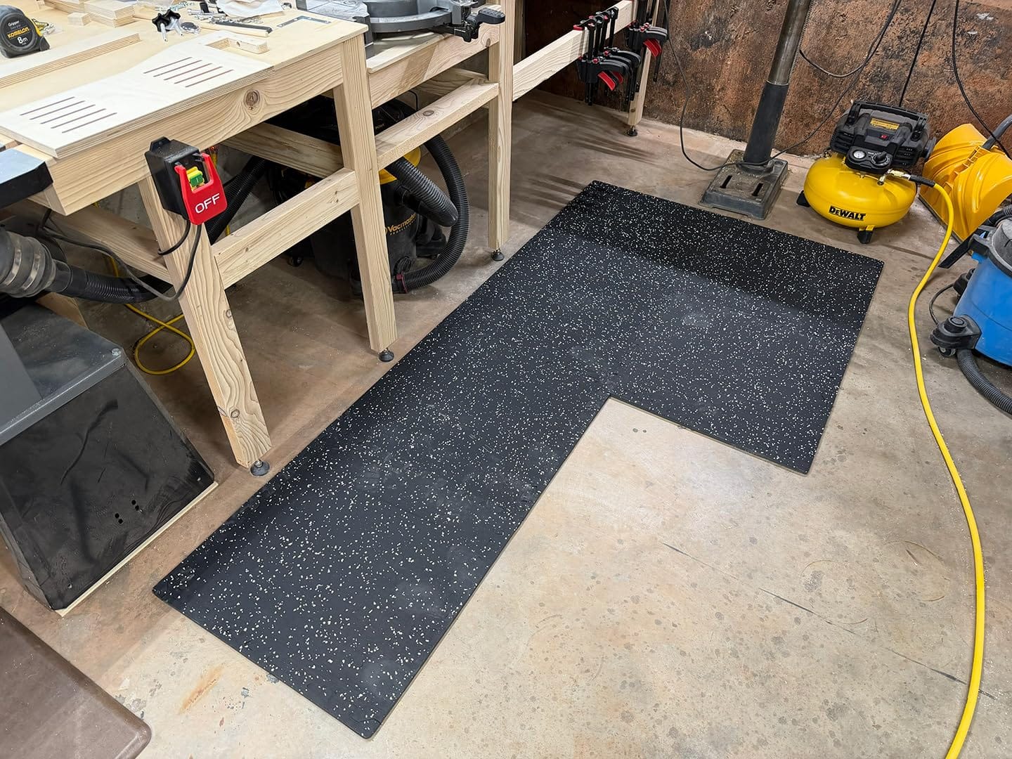Interlocking Exercise Equipment Mats, 0.56