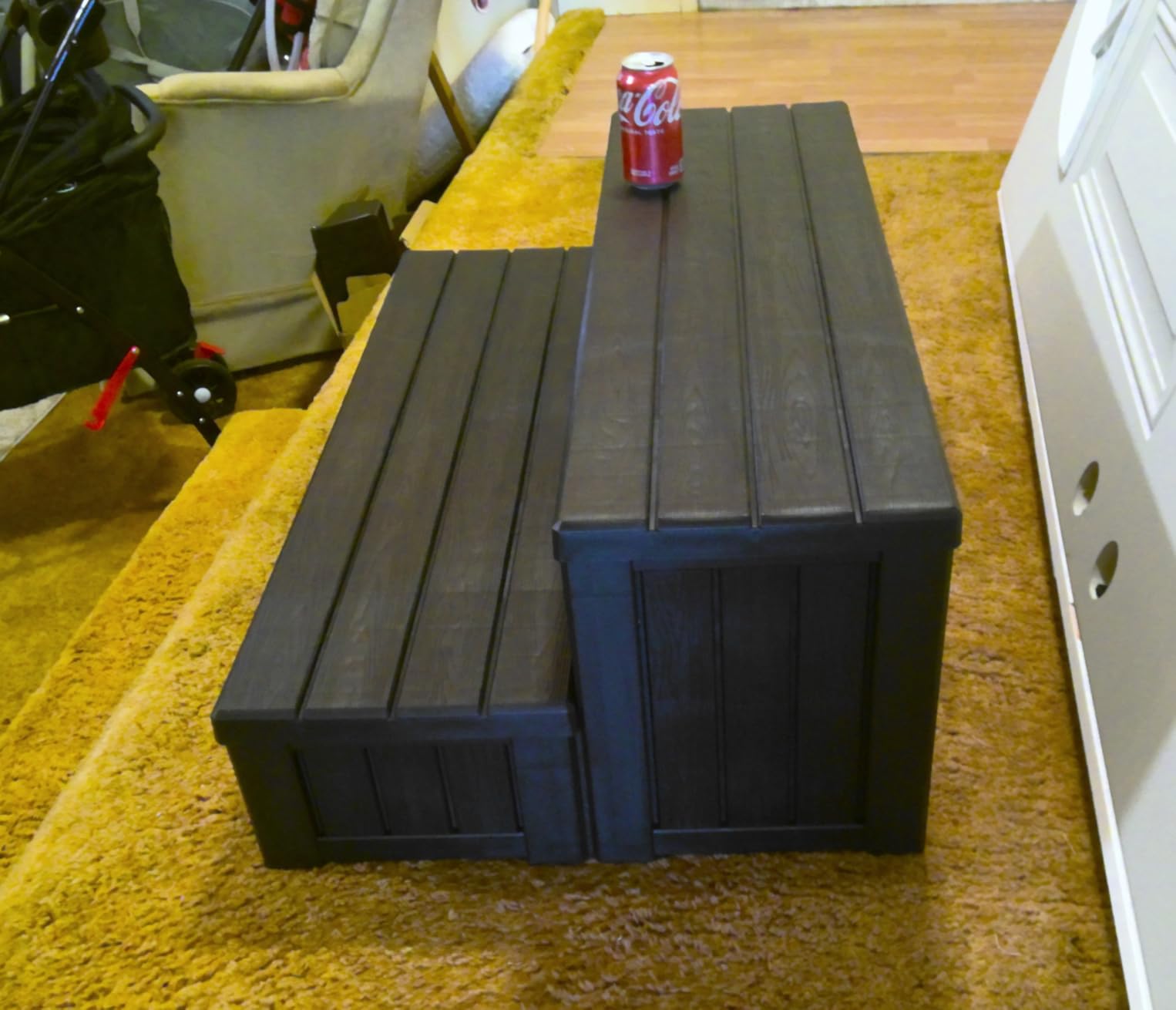 36.6” Hot Tub Steps with Storage, 780 lbs Load Capacity, Black customer photo 2