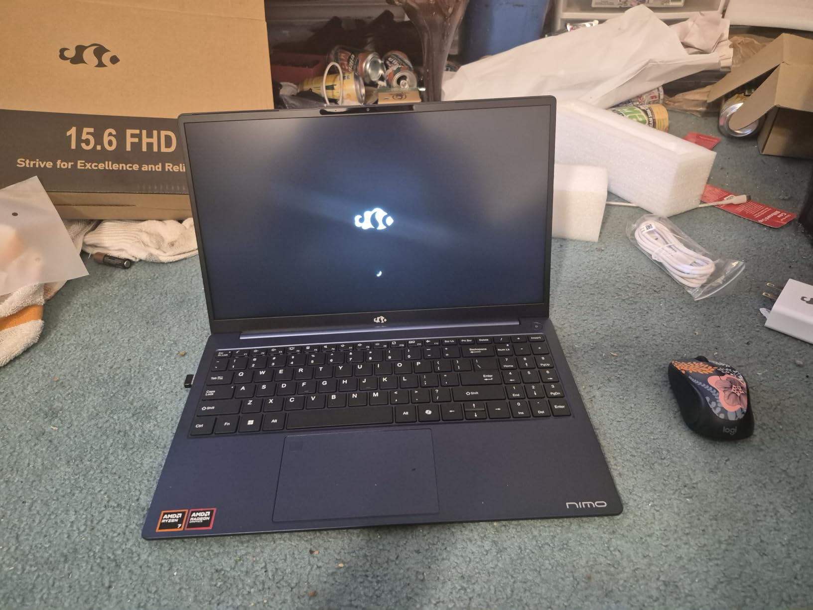 NIMO 15.6 FHD AI Light Gaming Laptop, 8 Core AMD Ryzen 7 8745HS 32GB RAM 1TB SSD (Beat R9 7940HS up to 4.9GHz) Radeon 780M, Backlit-KB 100W Fast PD USB 4.0 STEM Creator & Multitasking, 2-Yr Warranty customer photo 1