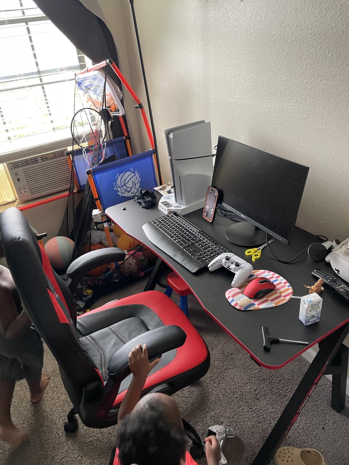 Sweetcrispy Computer Gaming Chair, Home Office Desk Chair, PU Leather customer photo 1
