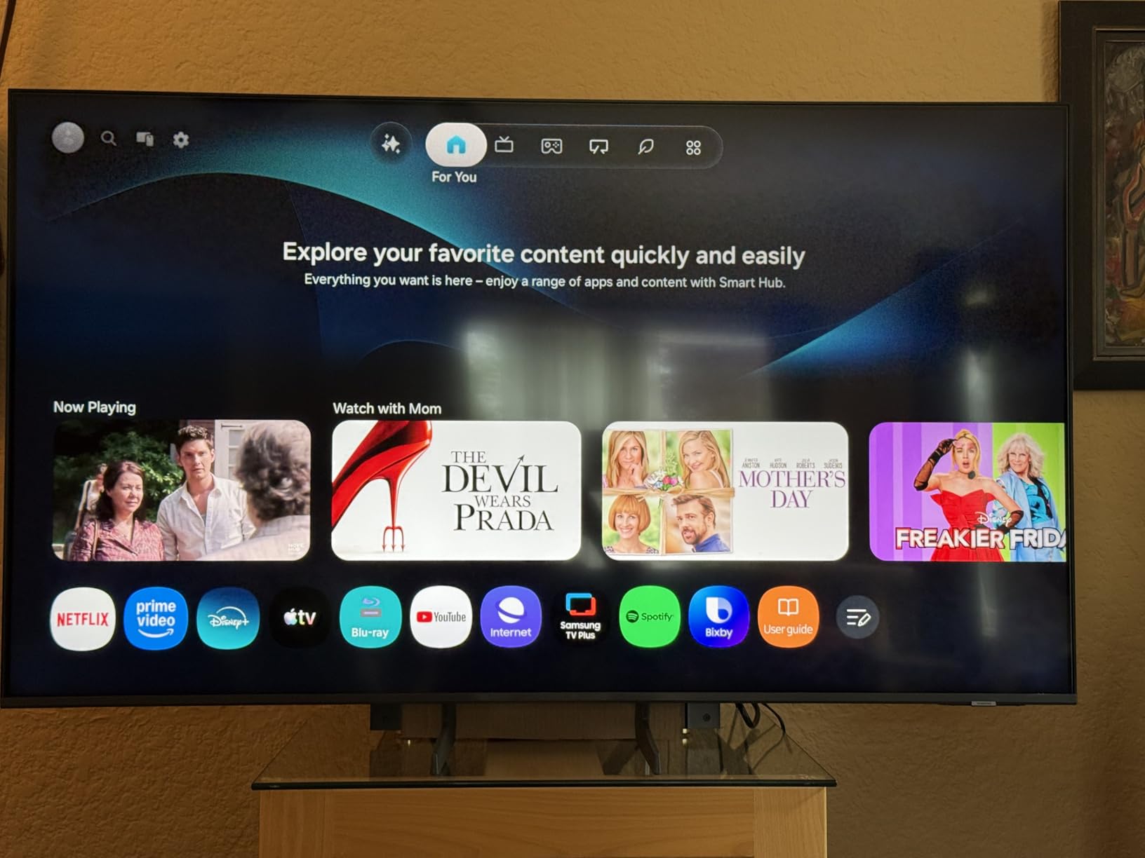 Samsung 55-Inch Class QN70H Series, Neo QLED Mini LED, 4K, Smart TV, 2026 customer photo 2