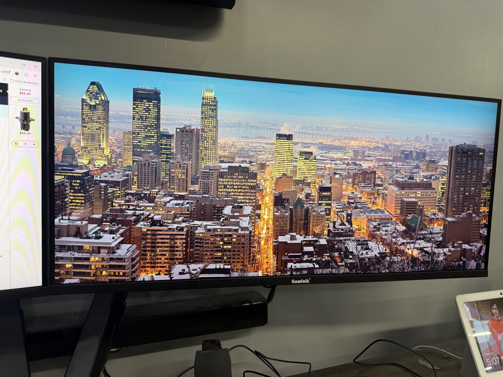 Gawfolk 4K Curved Monitor 32 Inch, 4K 120Hz 1500R Gaming Monitor VA Panel customer photo 2