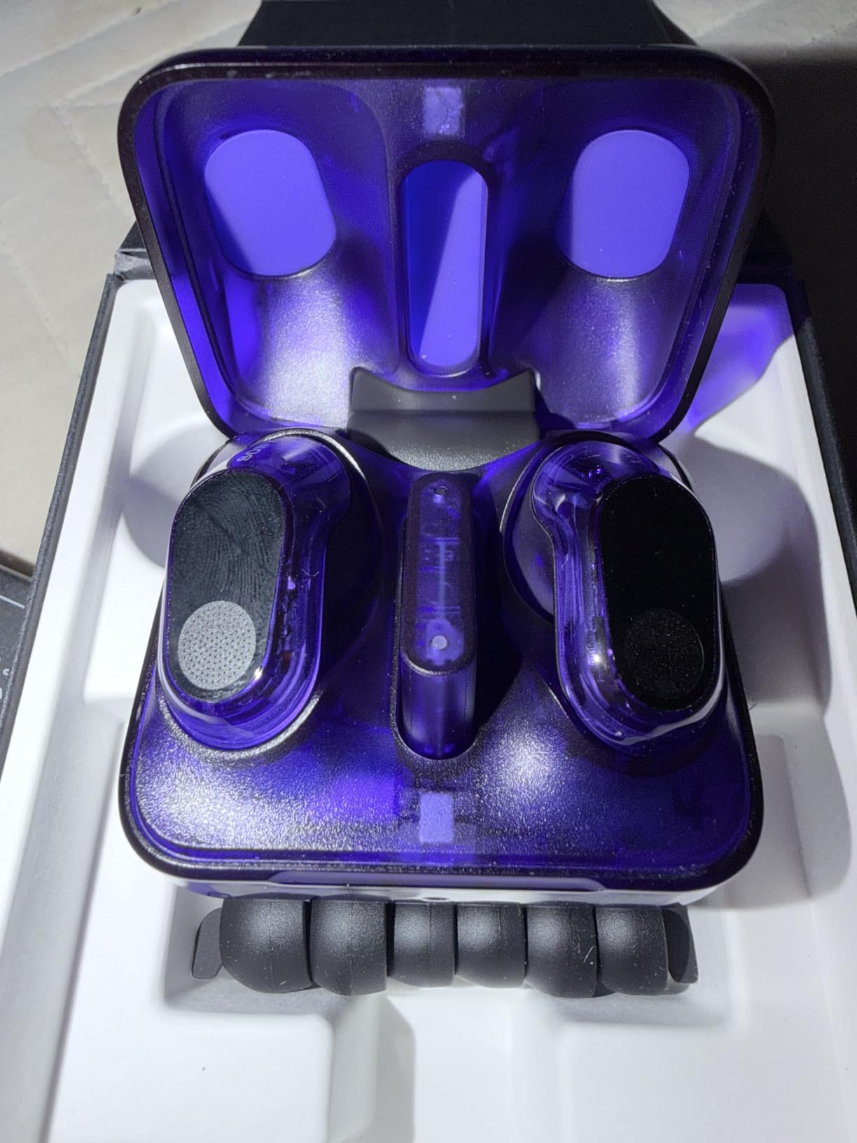 Sony INZONE Buds Wireless Noise Cancelling Gaming Earbuds, Glass Purple customer photo 1