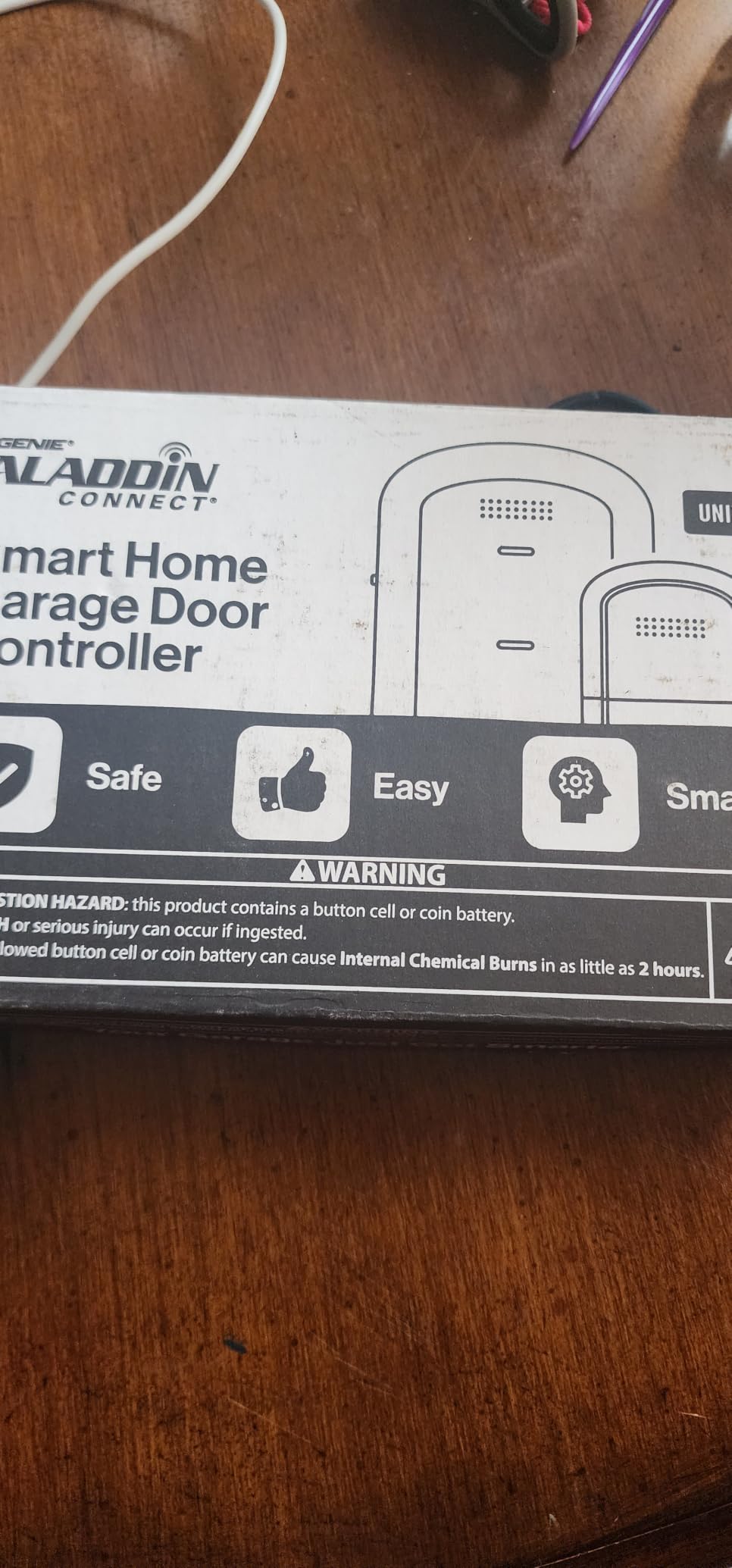 Genie Aladdin Connect Smart Garage Door Controller, Single Door Kit ALKT2-R customer photo 1
