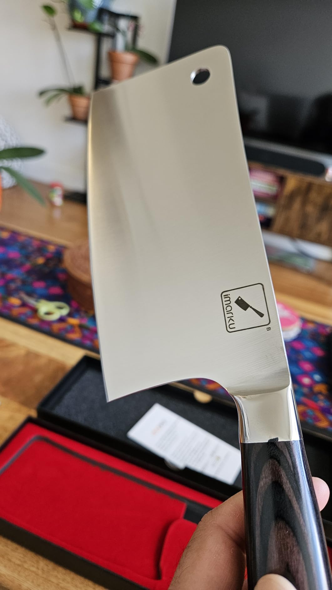 imarku 8 Inch Fillet Knife, Japanese High Carbon Stainless Steel | Razor Sharp Boning Knife, Professional Filet Knife for Precision Meat Deboning Fish Fillting, Ergonomic Pakkawood Handle customer photo 2