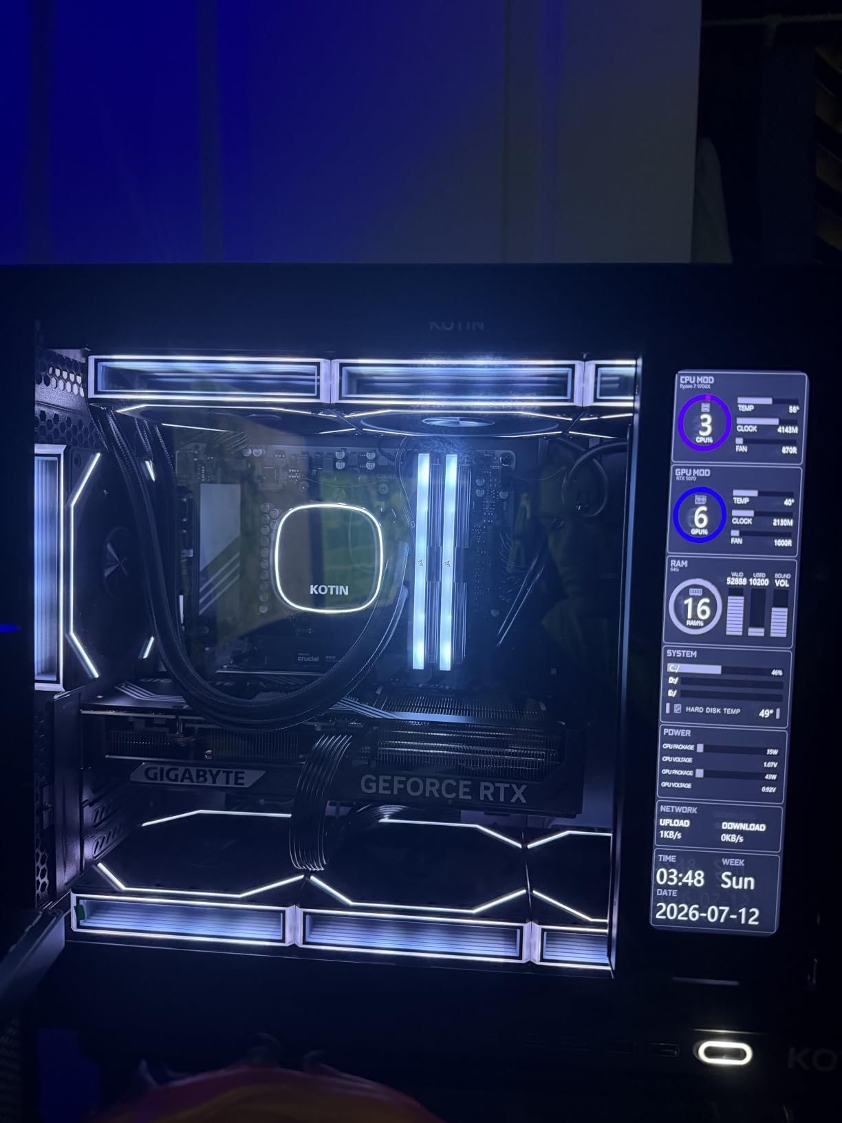 KOTIN Prebuilt Gaming PC Ryzen 7 9700X 16GB DDR5 RTX 5060 Ti 8GB 1TB SSD customer photo 1
