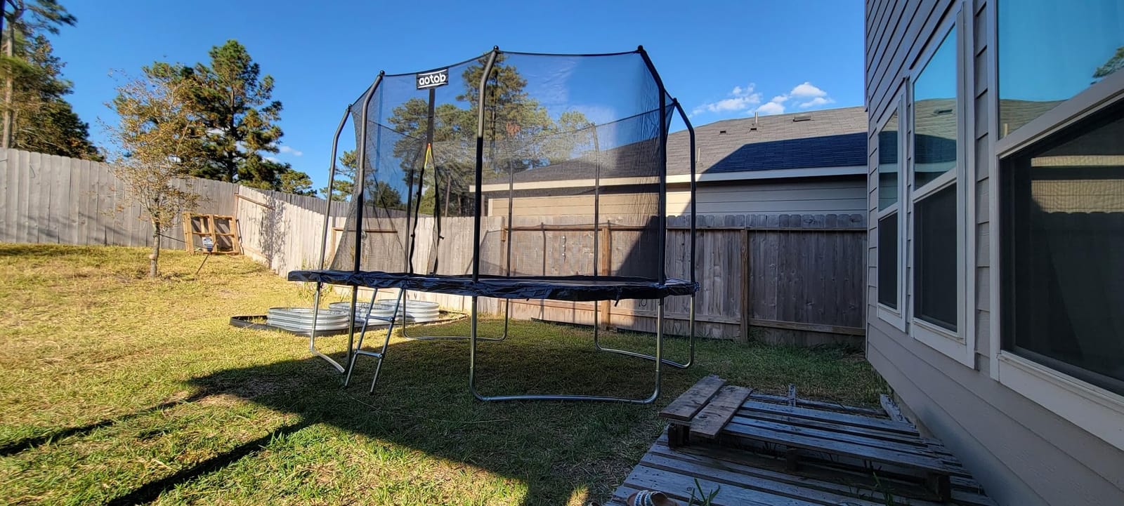 AOTOB 12 FT/14 FT Rectangle Trampoline with Net customer photo 1