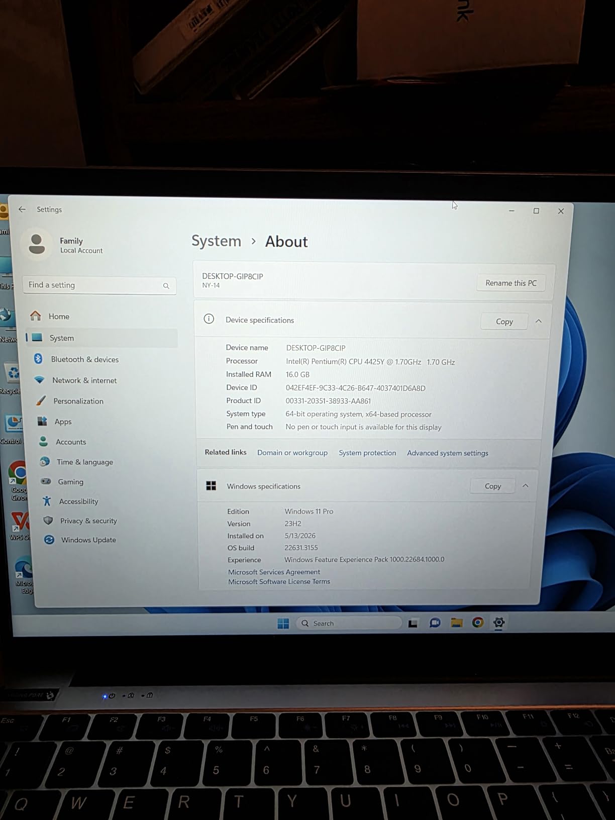 MOONFISH 2026 Laptop Computer Window 11 Pro, 15.6 Inch Lap Top, 16GB RAM 256GB SSD Trational PC Notebook, Office 365, Business, School, Work, Student, Kids customer photo 1