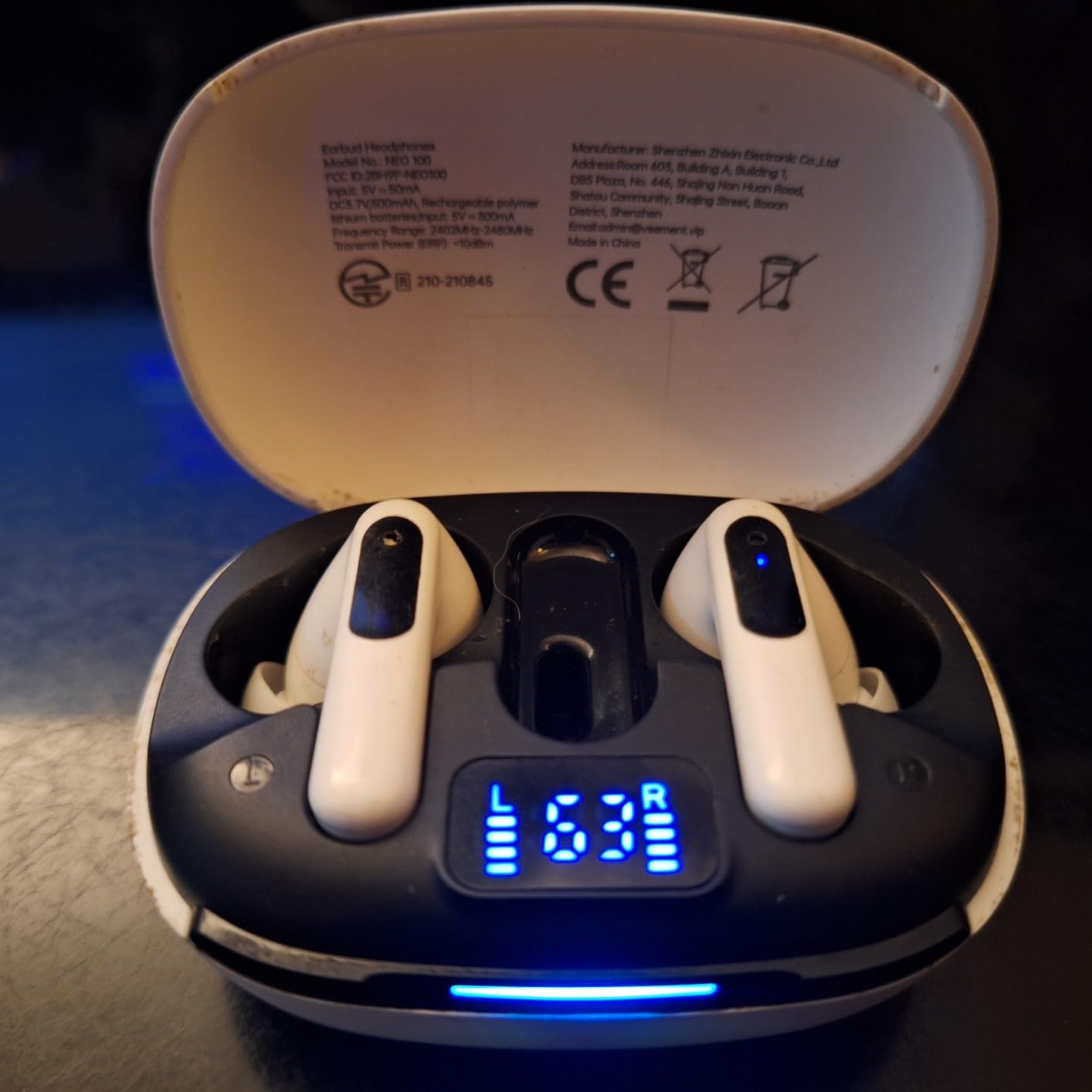 RYR Wireless Gaming Earbuds with Noise Cancelling Mic, 2.4Ghz & Bluetooth customer photo 2