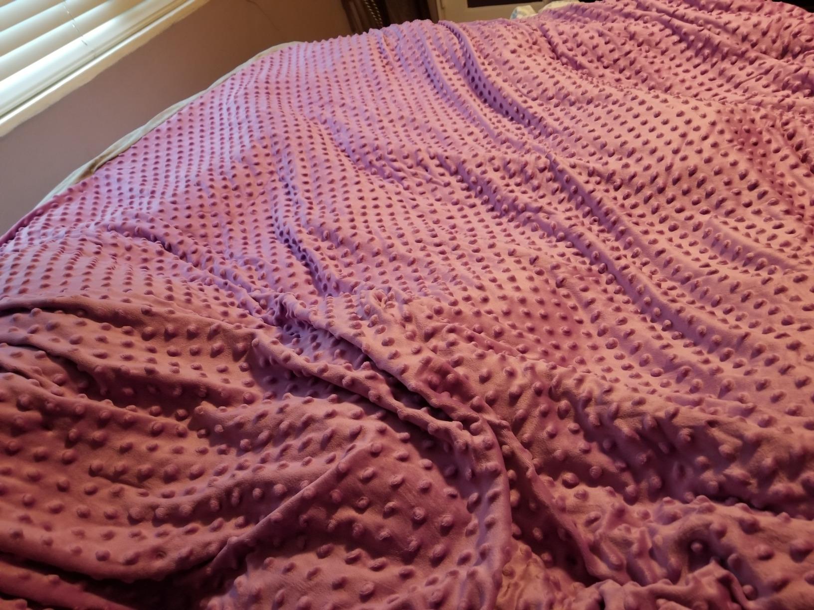 Smart Queen Weighted Blanket for Adults 60” x 80” with Box 20lbs customer photo 1