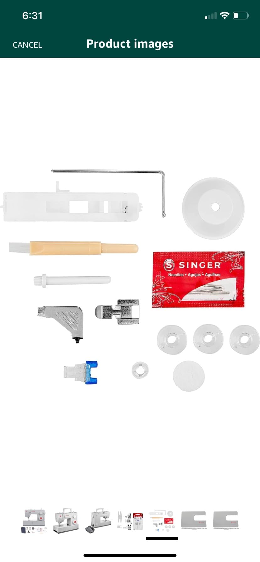 SINGER® Heavy Duty 4552™ Next Evolution Sewing Machine, Bonus Presser Feet customer photo 2