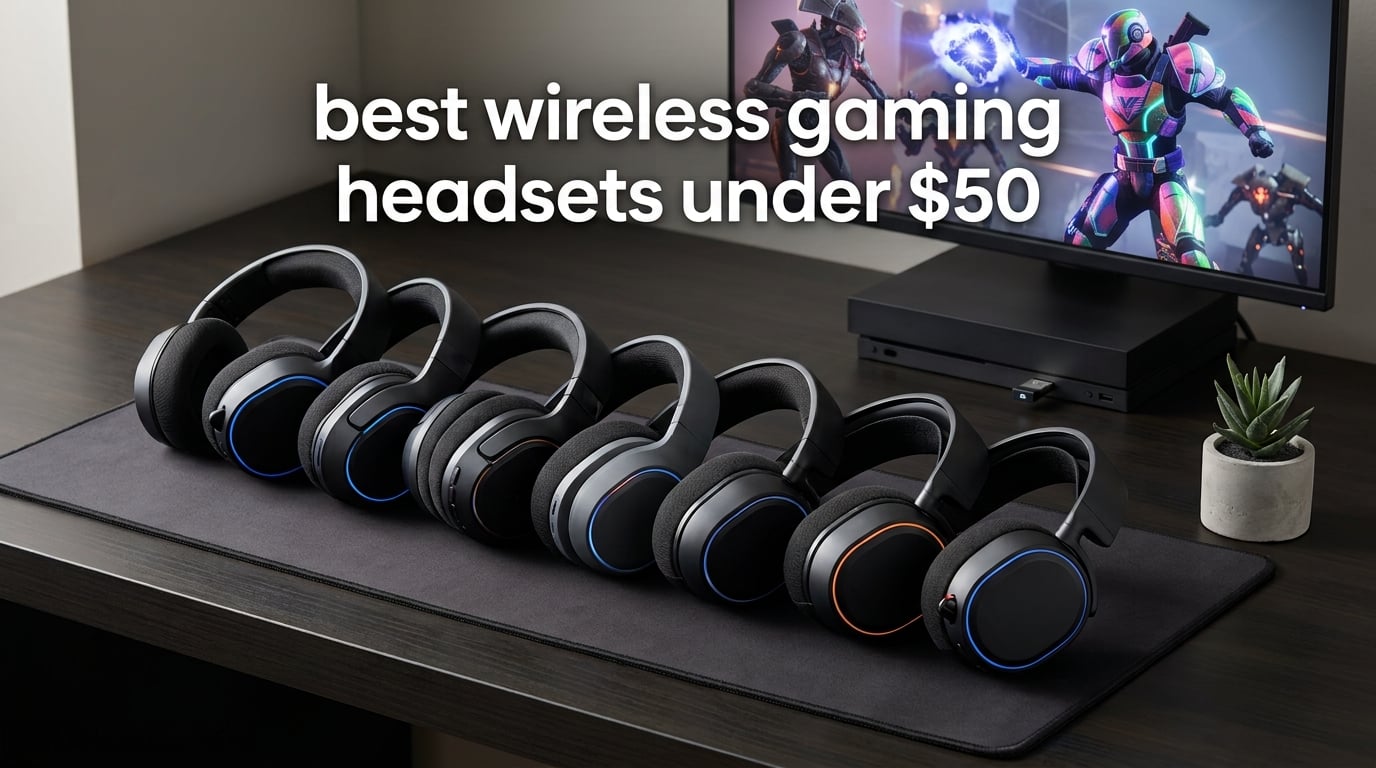 best wireless gaming headsets under $50