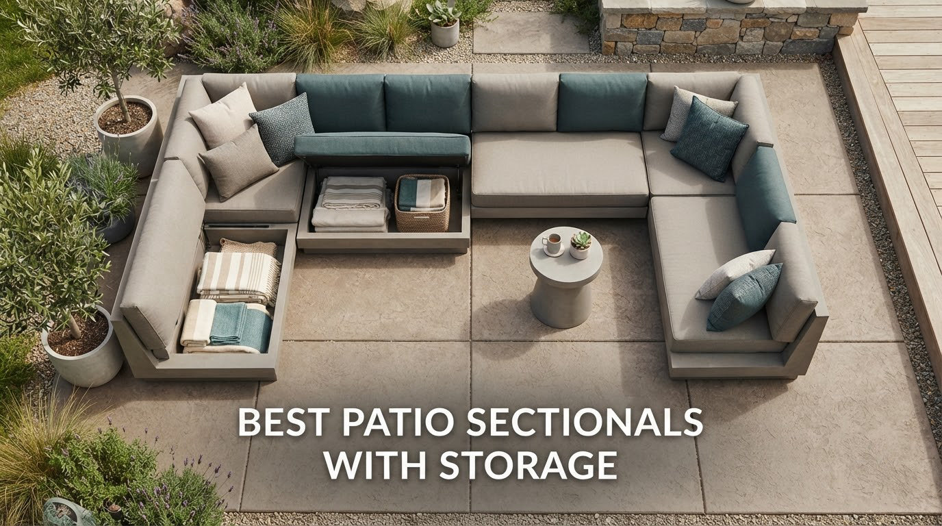 best patio sectionals with storage