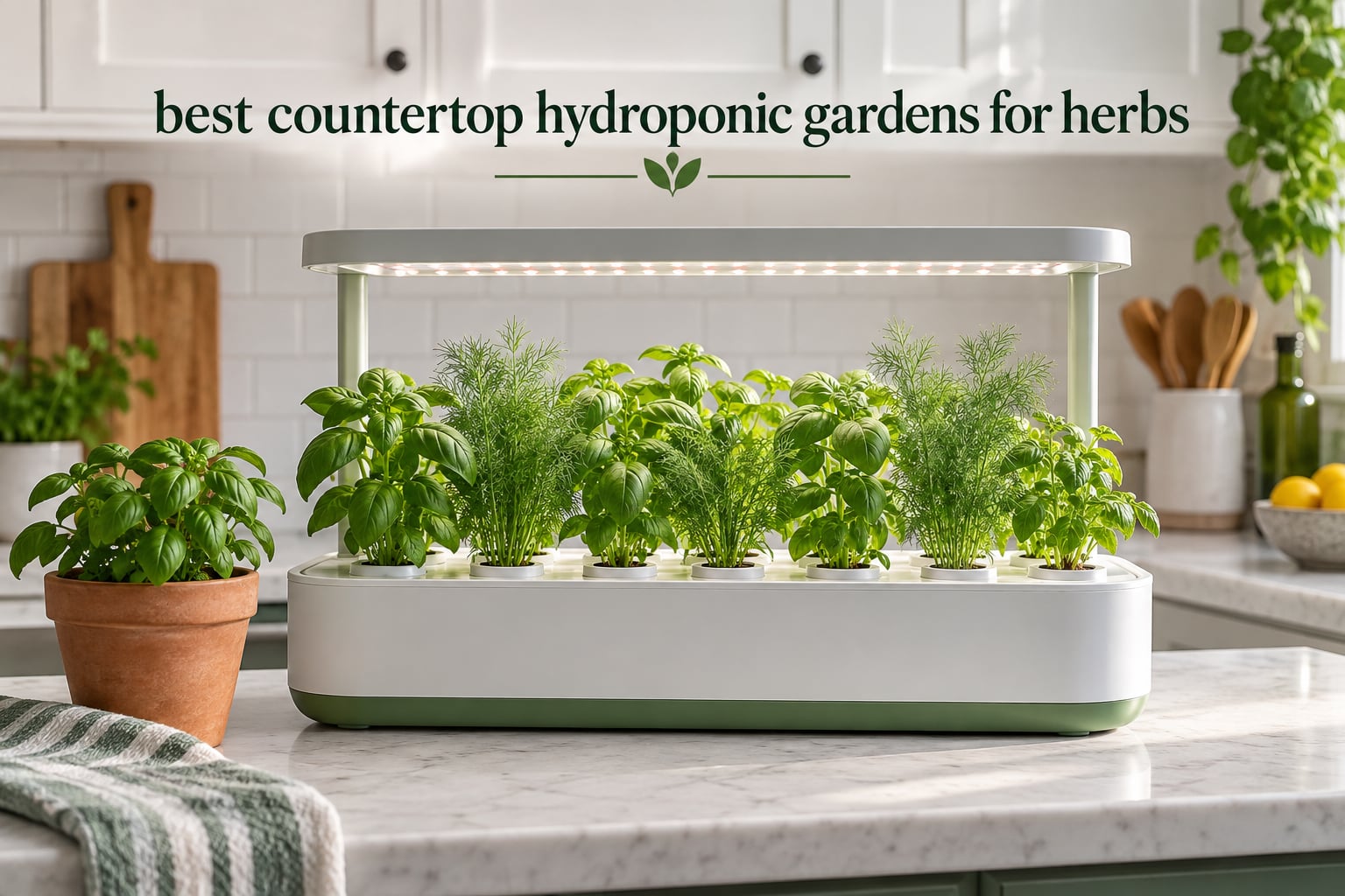 best countertop hydroponic gardens for herbs