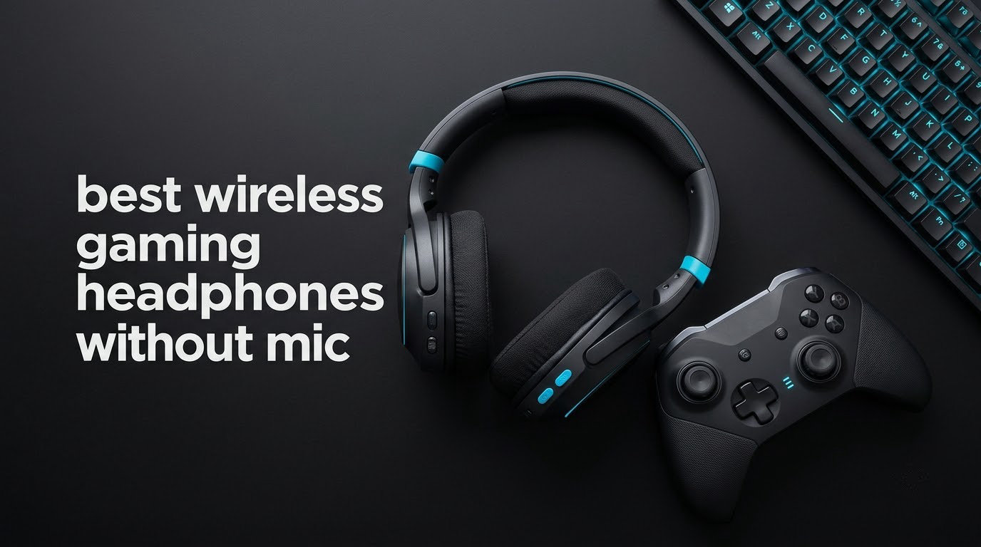 best wireless gaming headphones without mic