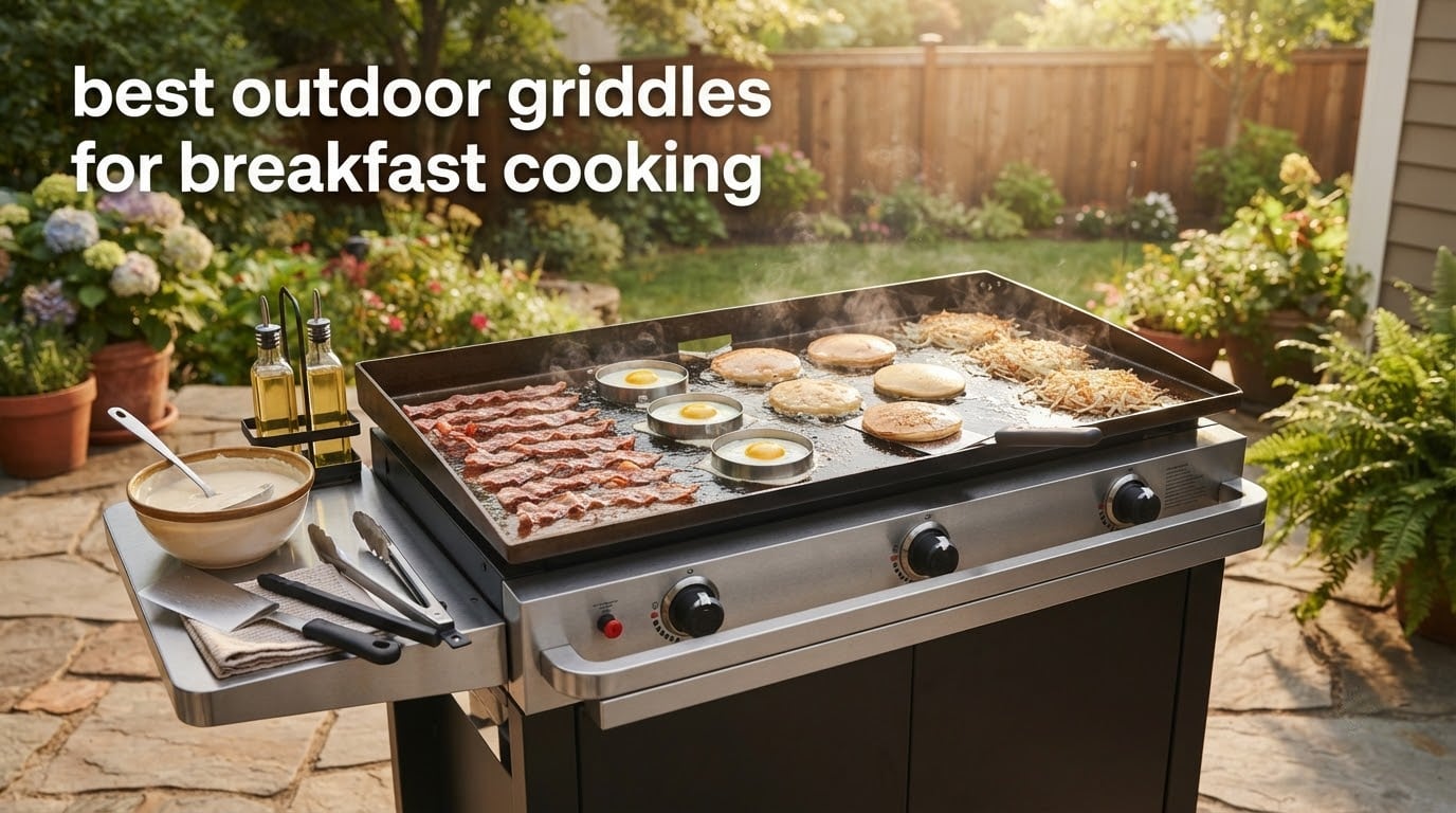 best outdoor griddles for breakfast cooking