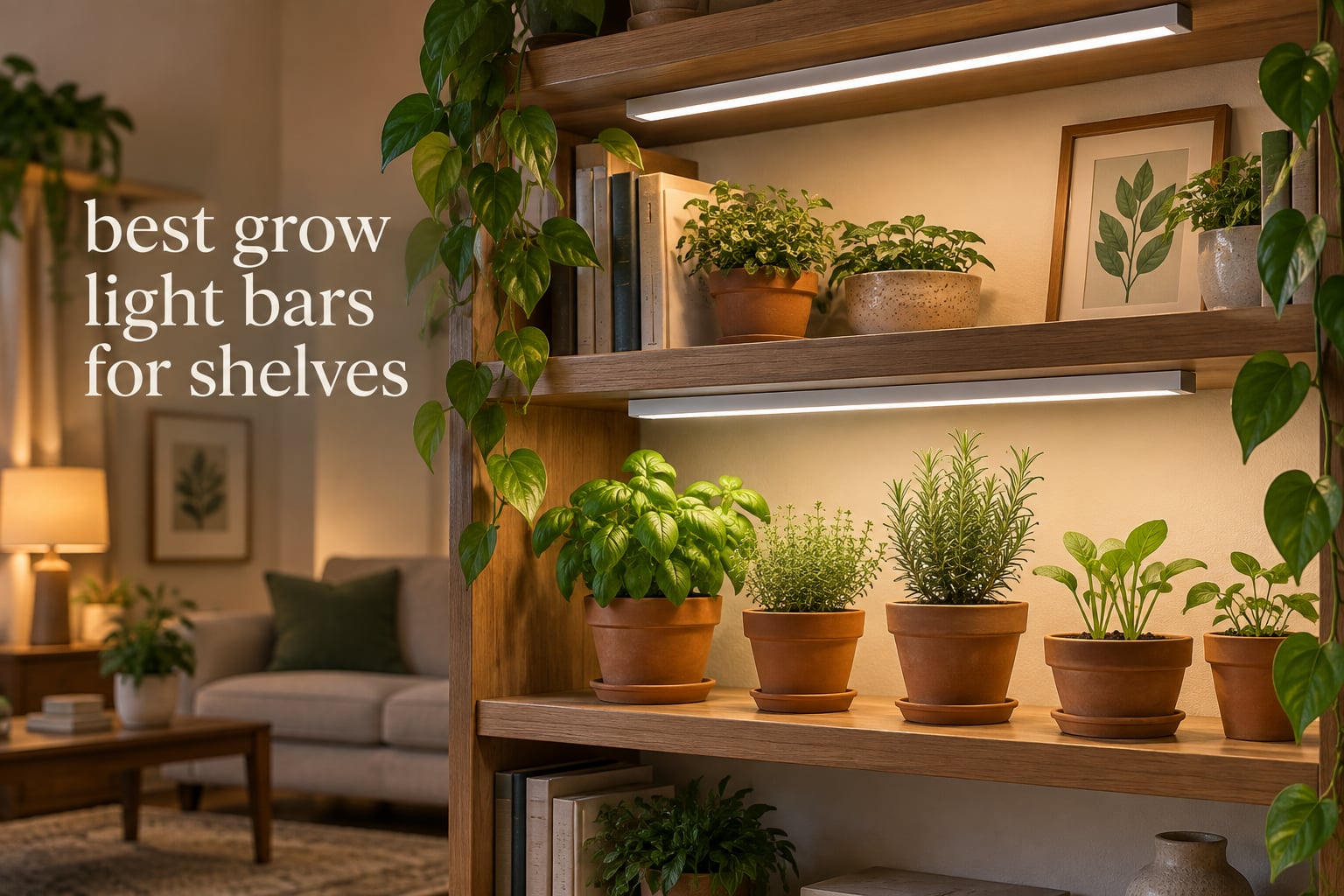 best grow light bars for shelves