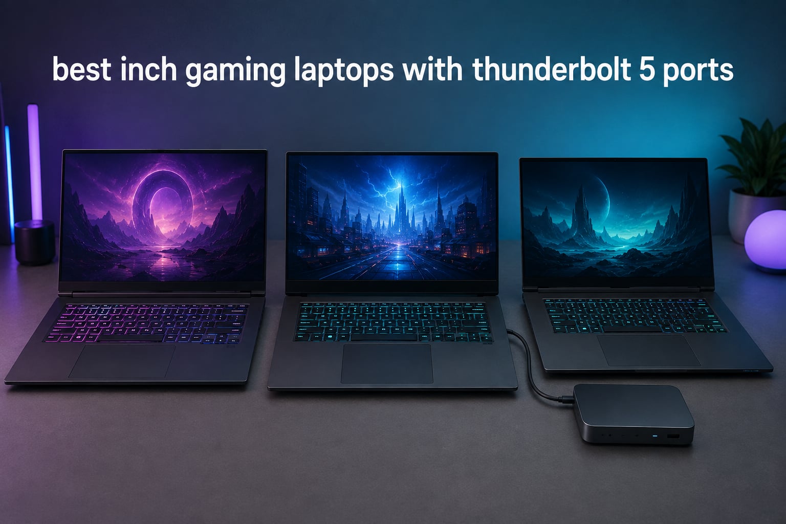 best 14 inch gaming laptops with thunderbolt 5 ports