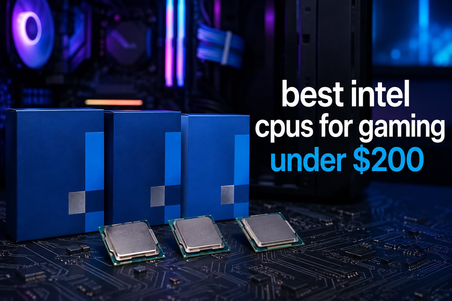 best intel cpus for gaming under $200