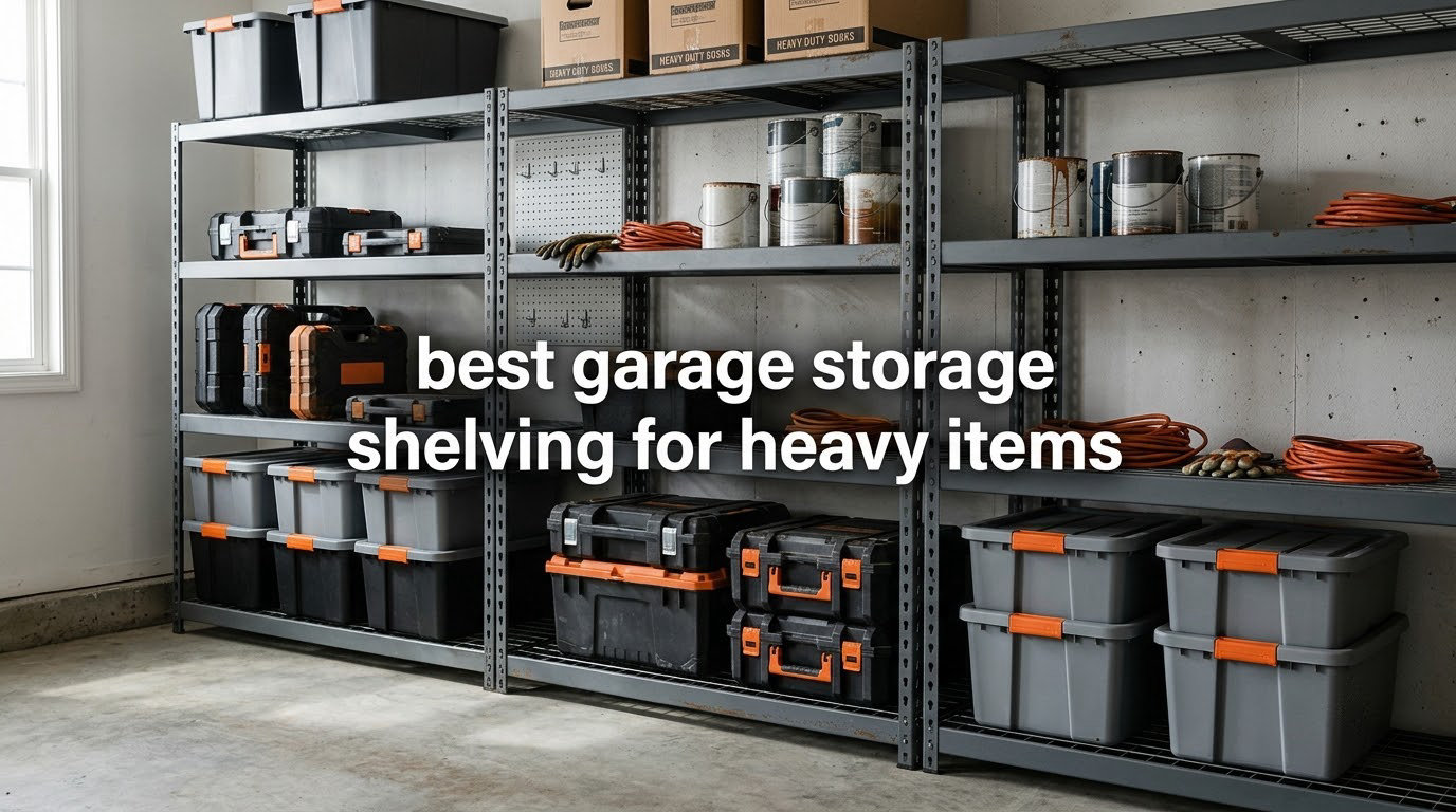 best garage storage shelving for heavy items