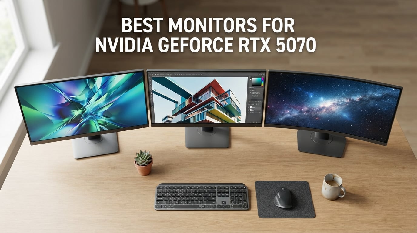 best monitors for nvidia geforce rtx 5070