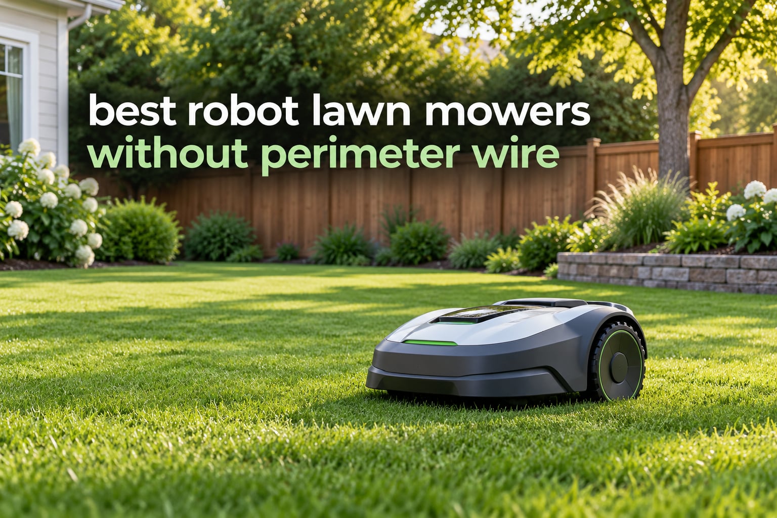 best robot lawn mowers without perimeter wire