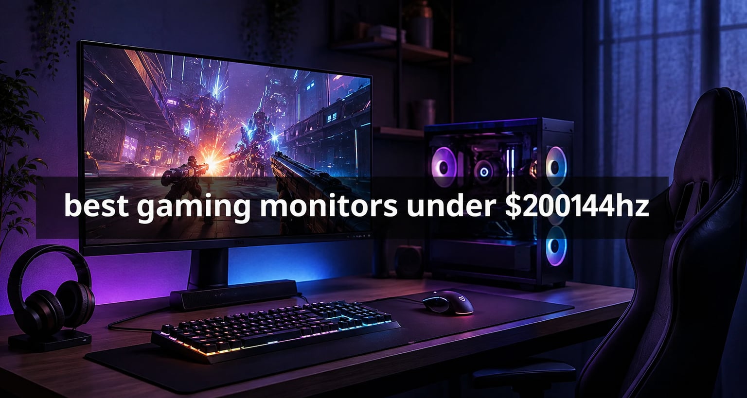 best gaming monitors under $200144hz