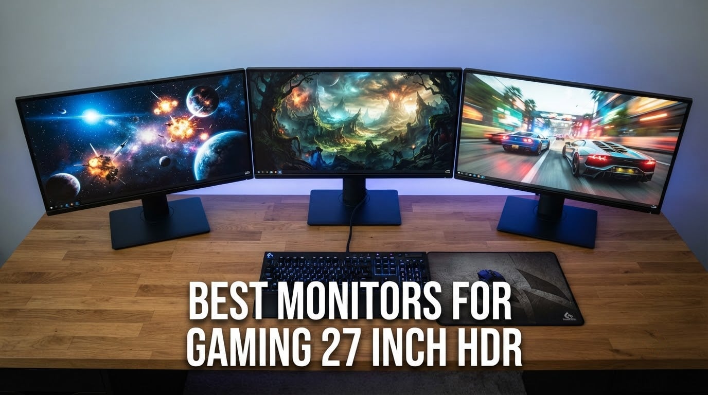 best monitors for gaming 27 inch hdr