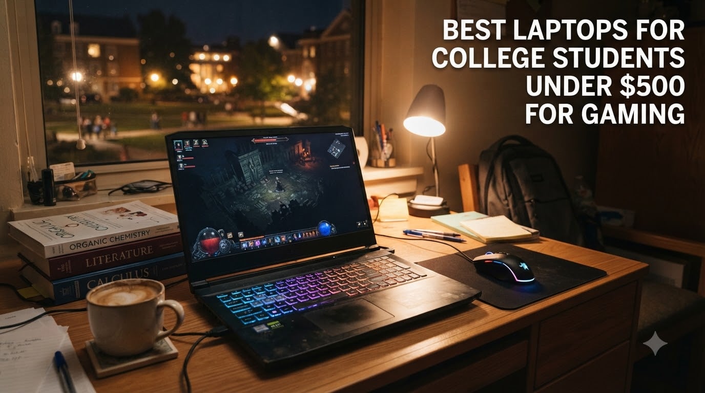 best laptops for college students under $500 for gaming