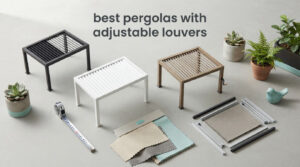 best pergolas with adjustable louvers