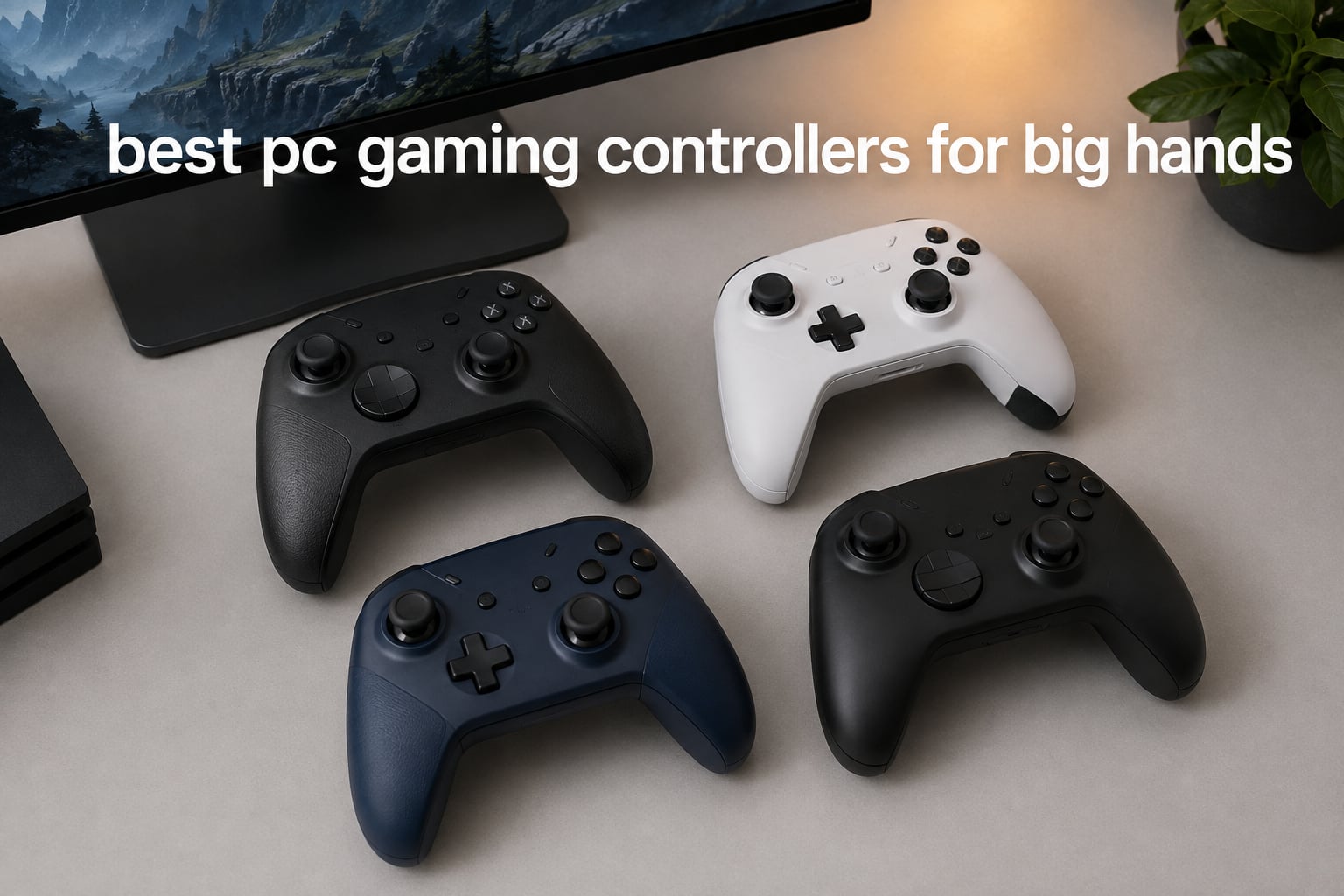 best pc gaming controllers for big hands
