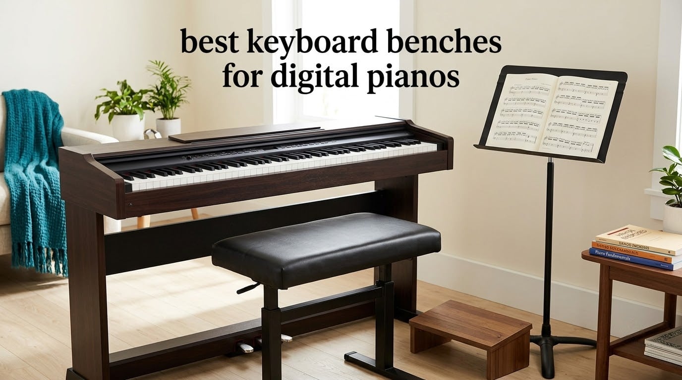 best keyboard benches for digital pianos