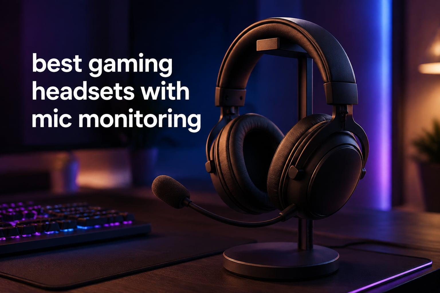 best gaming headsets with mic monitoring