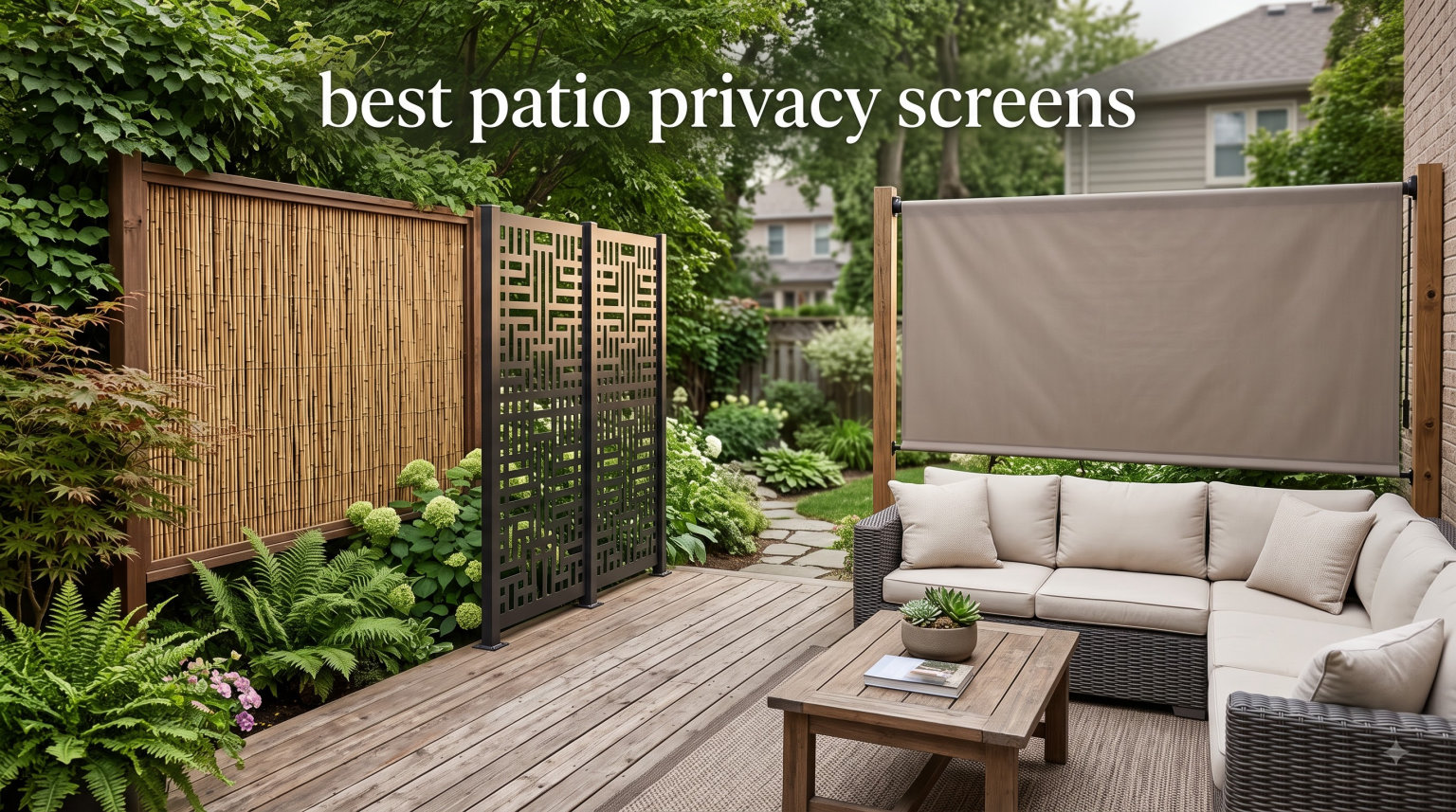 best patio privacy screens