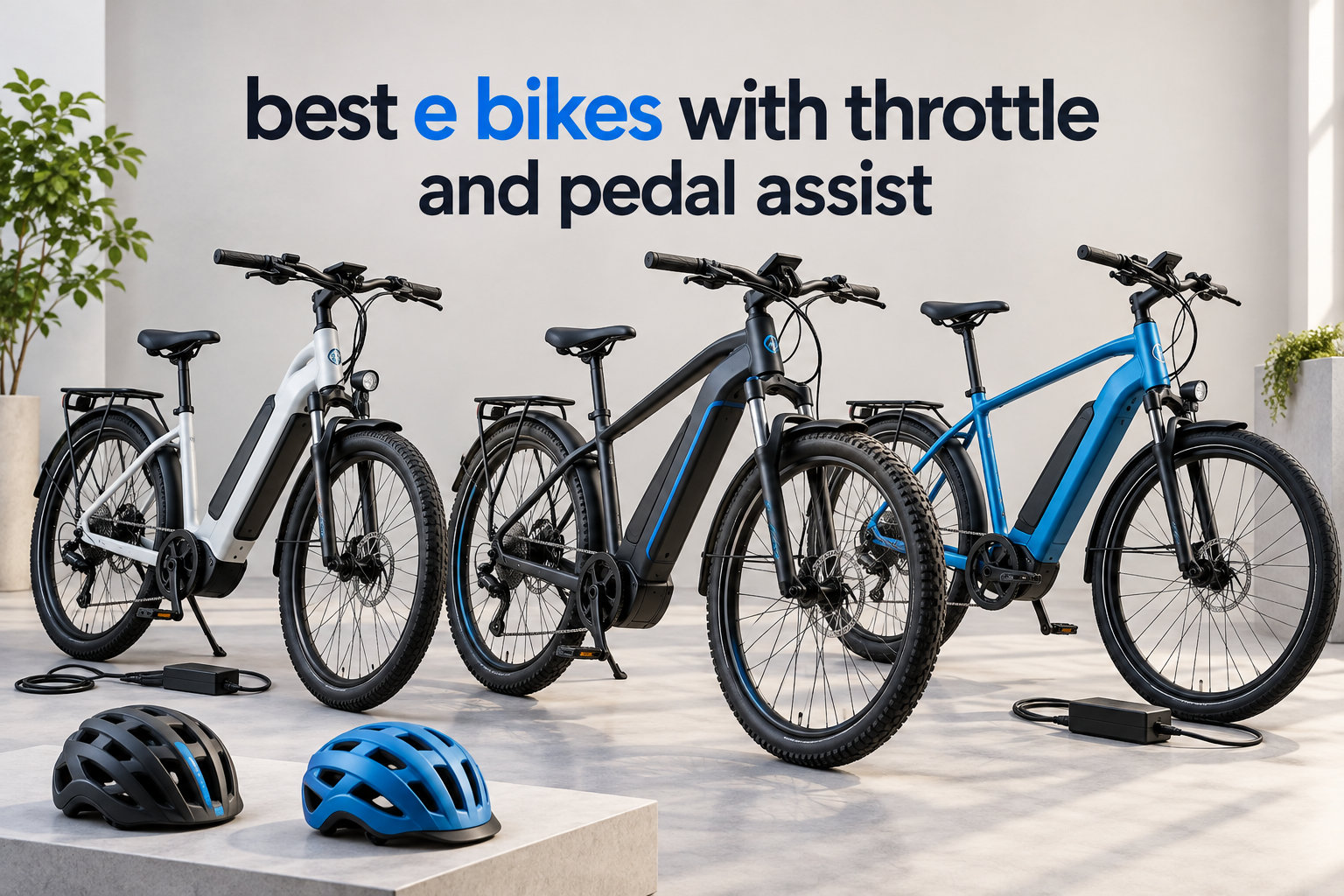 best e bikes with throttle and pedal assist