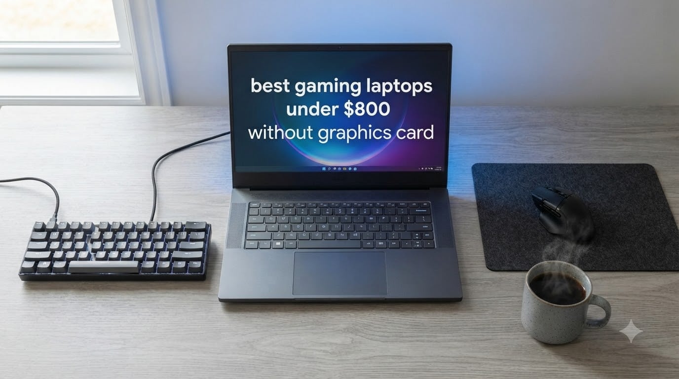 best gaming laptops under $800 without graphics card