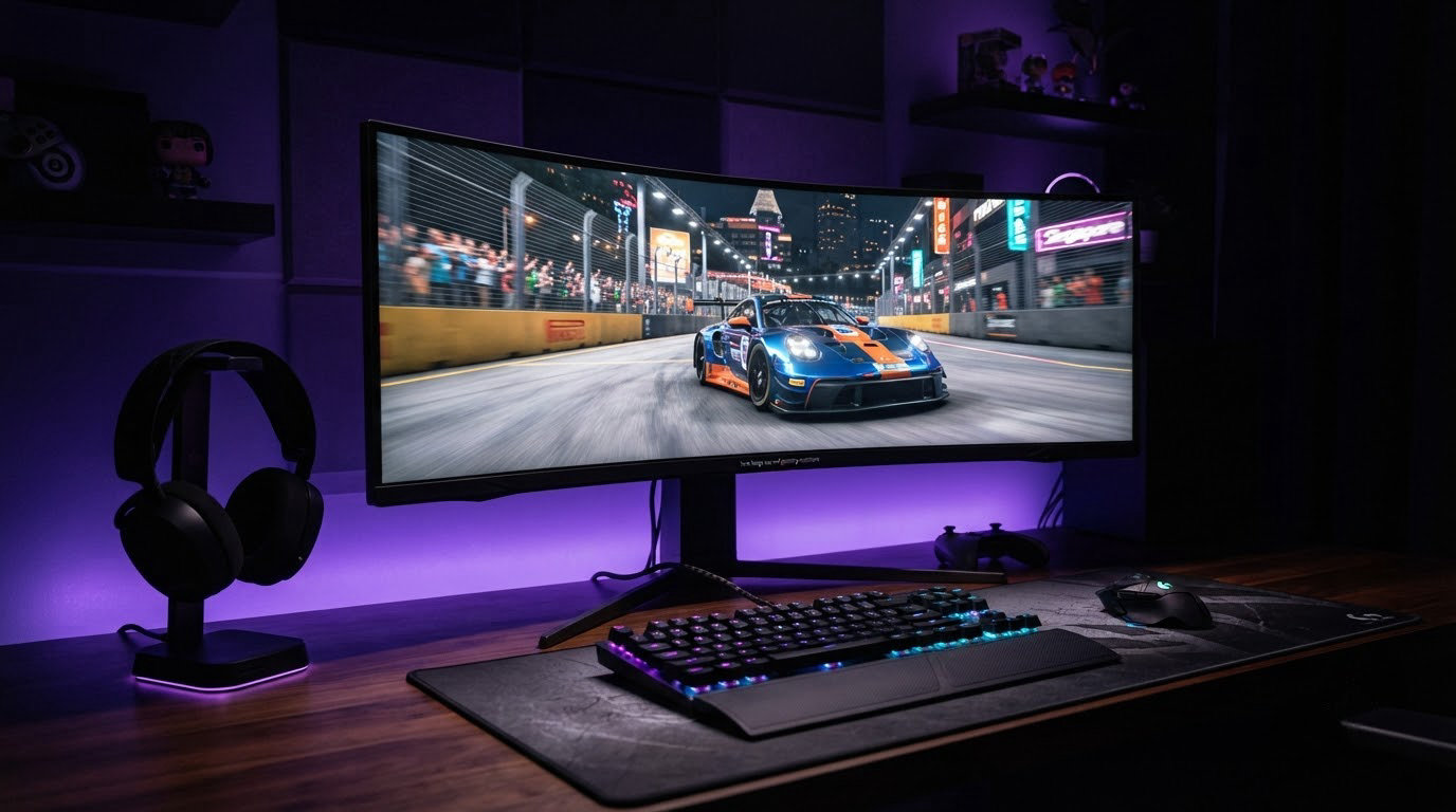 best large curved gaming monitors