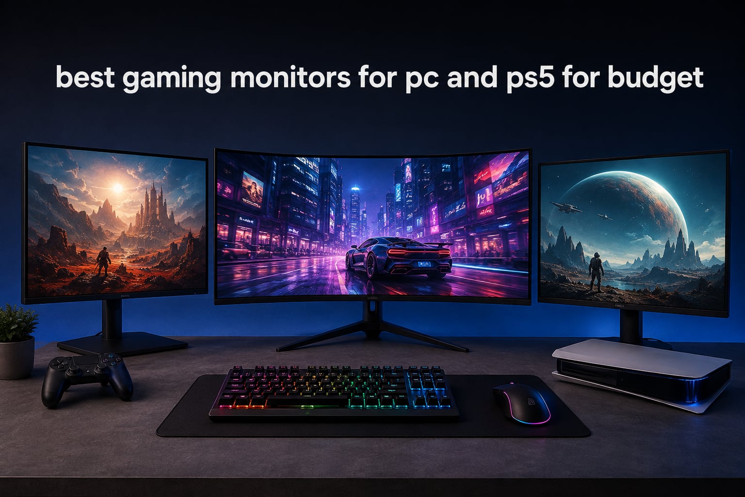 best gaming monitors for pc and ps5 for budget