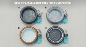 best inflatable hot tubs for four people