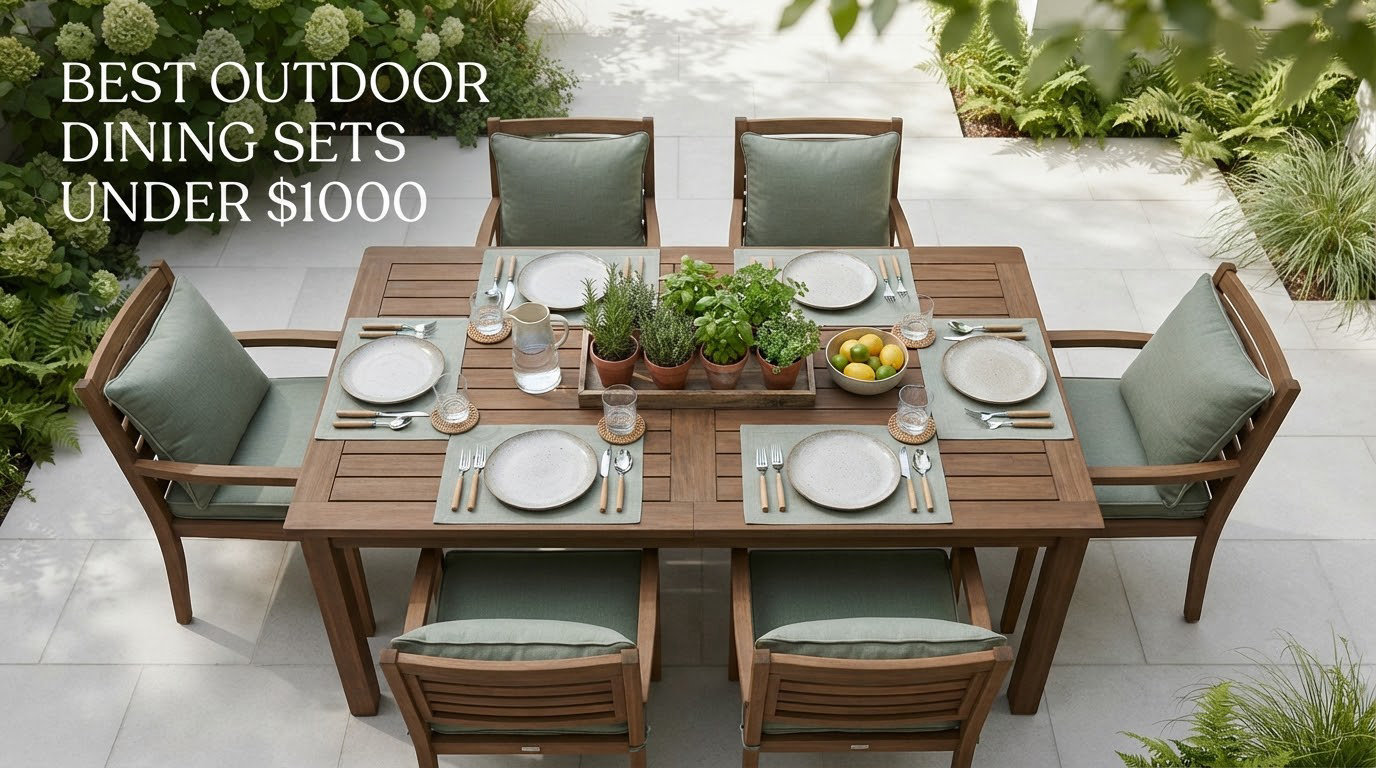 best outdoor dining sets under $1000