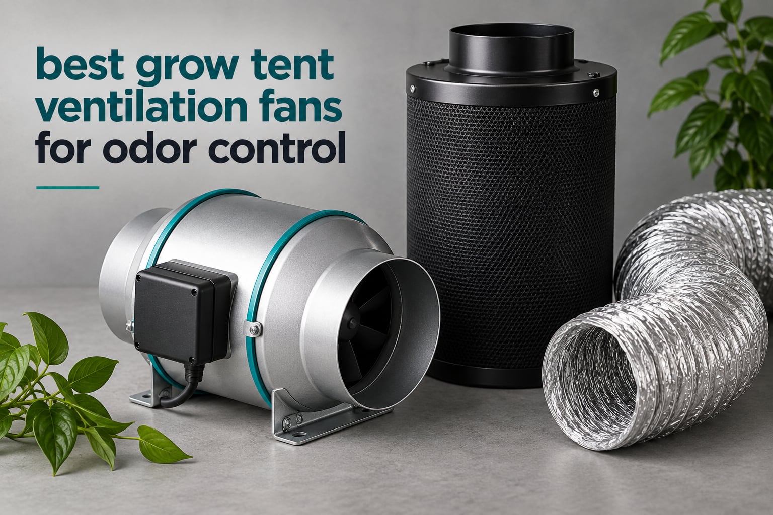 best grow tent ventilation fans for odor control