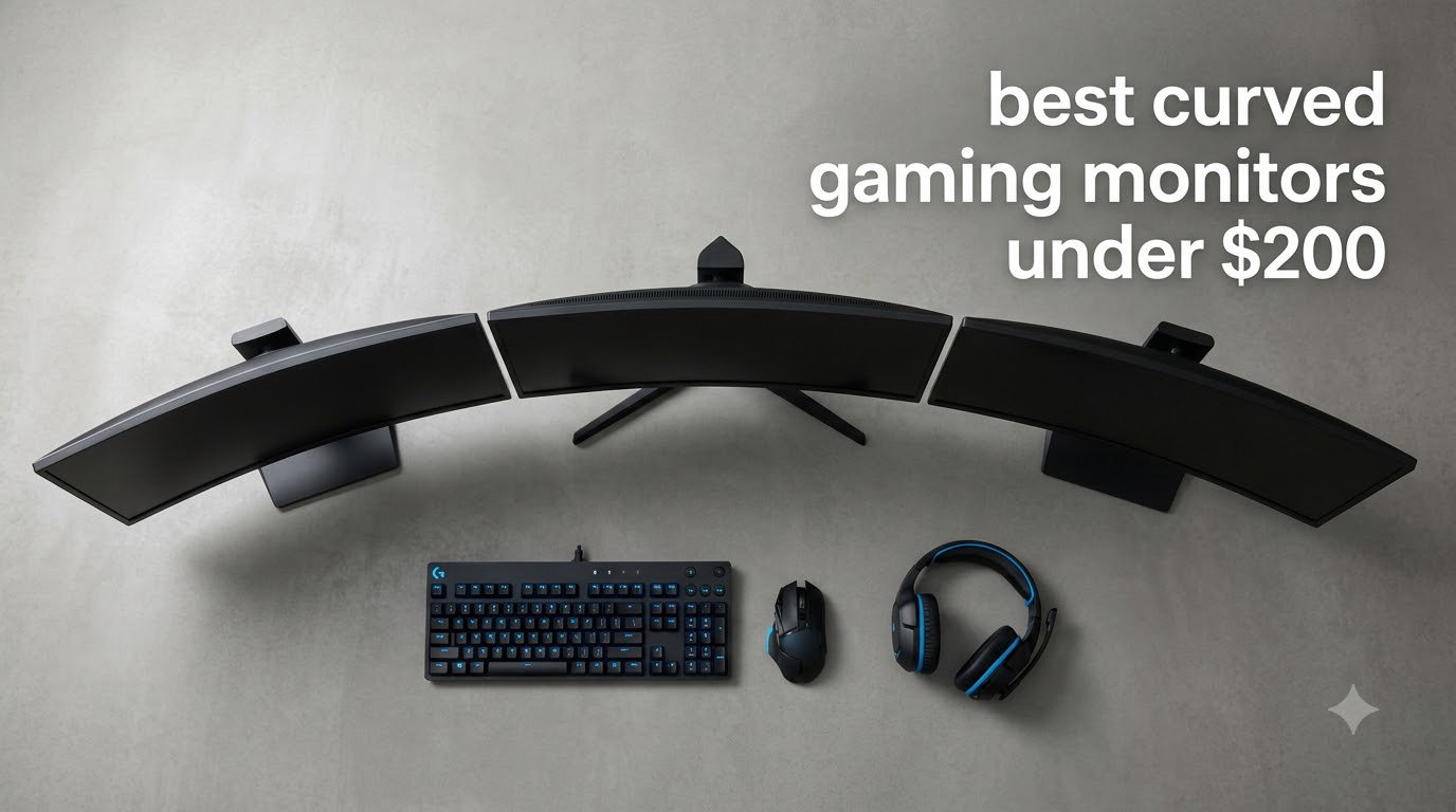 best curved gaming monitors under $200