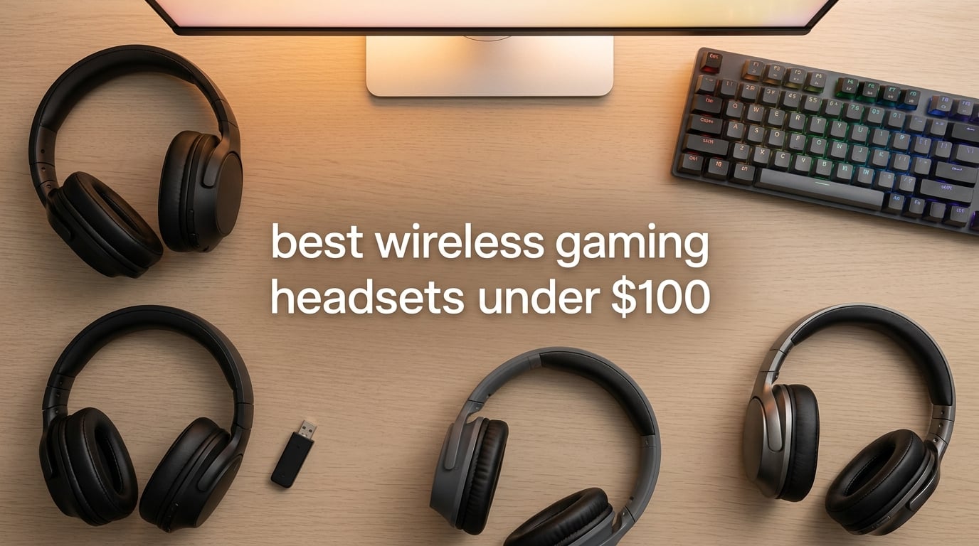 best wireless gaming headsets under $100