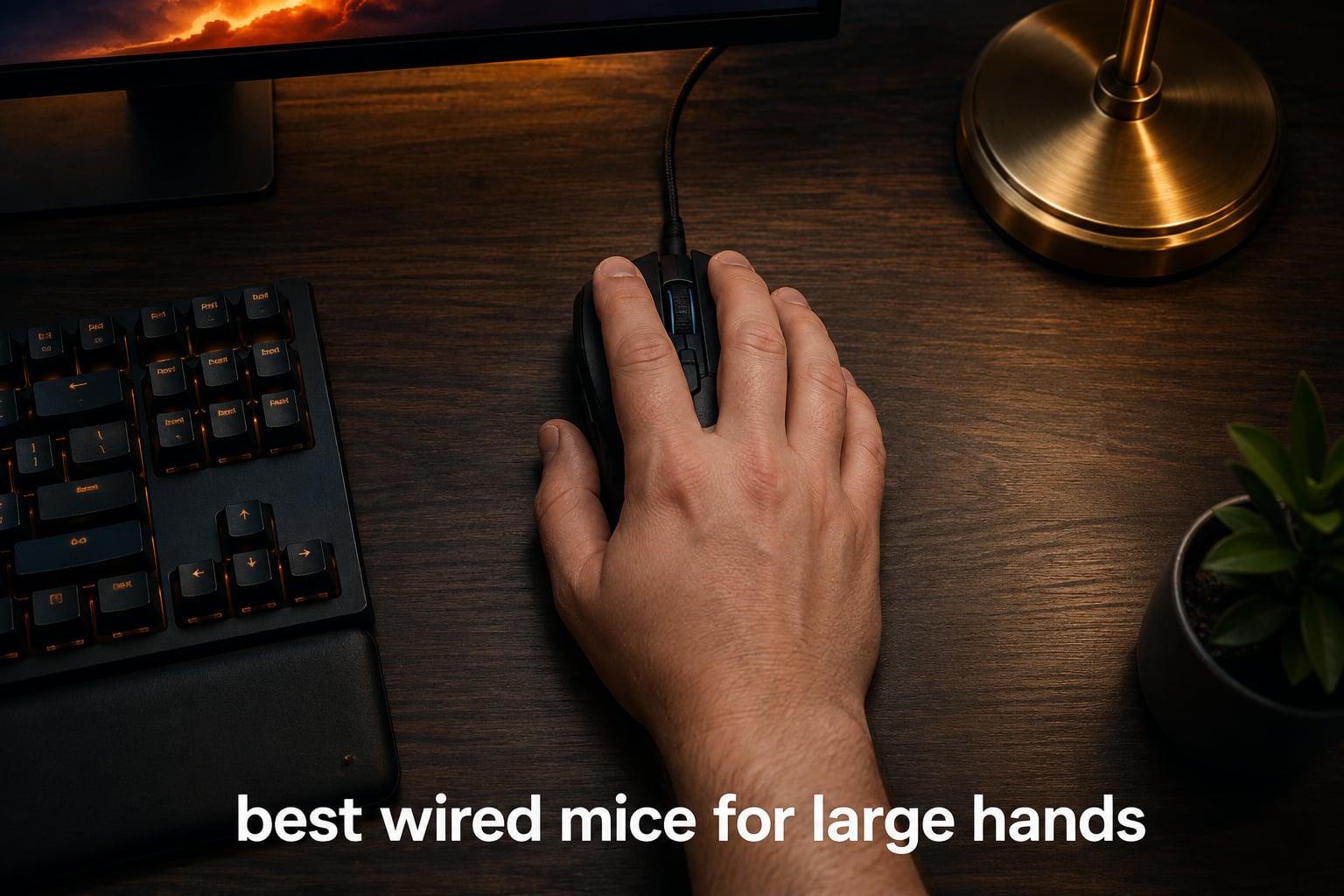 best wired mice for large hands